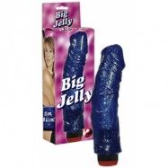 Big Jelly Vibrator - Blå