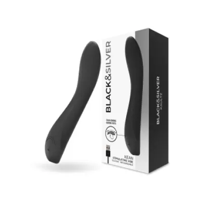 BLACK&SILVER - KEAN VIBRATOR TOUCH CONTROL