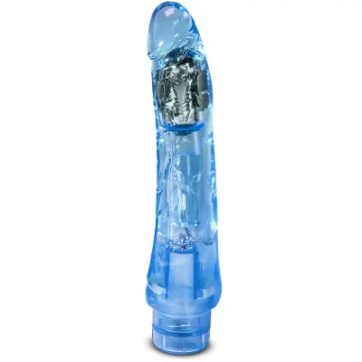 Naturally Yours: Mambo Vibe Dildovibrator, 24 cm, blå