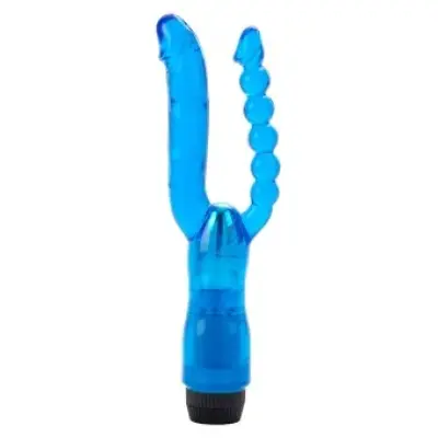 CalExotics Dual Penetrator Vibrator BLUE