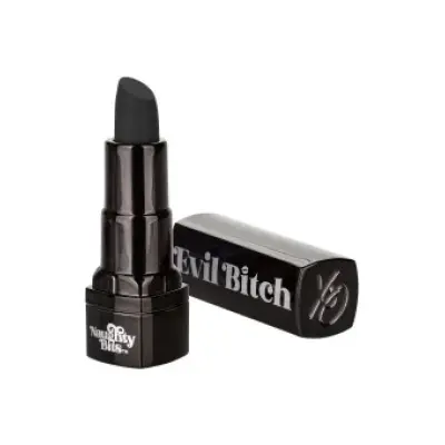 CalExotics Evil Bitch Lipstick Vibrator BLACK