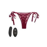 CalExotics Remote Control Lace Thong Set RED