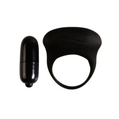 Pretty Love Bertram Black Vibrator Ring