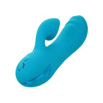 CALEXOTICS - SUNSET BEACH SEDUCER VIBRATOR & STIMULATOR 10 FUNCTIONS BLUE