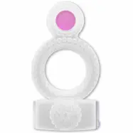 Casual Double Pleasure Ring - Penisring med Bullet Vibrator - Transparent