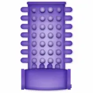 Casual Penis Sleeve - Penisring med Vibrator - Lila
