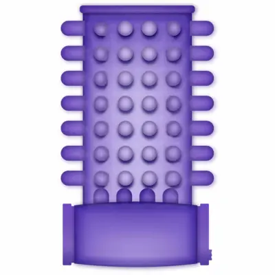 Casual Penis Sleeve - Penisring med Vibrator - Lila