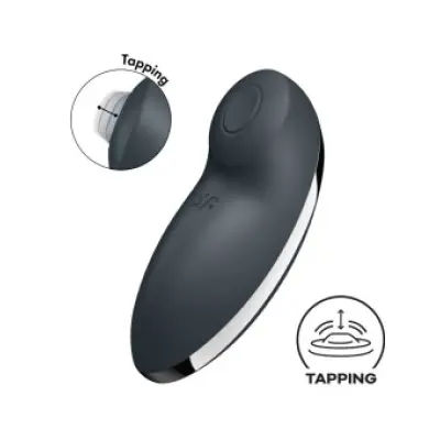 Satisfyer Tap & Climax 2 Vibrator & Stimulator Grey