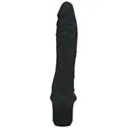 Classic Silicone Black Large Massager