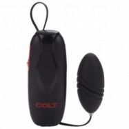 COLT Black Turbo Bullet Fjärrstyrt Vibratorägg - Black