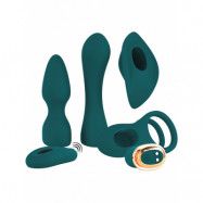 Couples Choice: RC Mini Vibrator with 4 Attachments