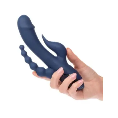 CALEXOTICS - VIBRATOR TRIPLE ORGASM BLUE