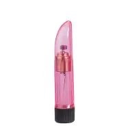 CRYSTAL CLEAR PINK LADYFINGER VIBRATOR