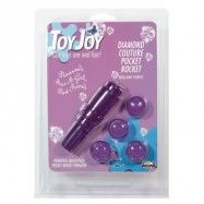 DIAMOND VIBRATOR POCKET ROCKET PURPLE