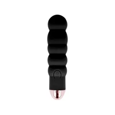 Dolce Vita Rechargeable Vibrator Six Black 7 Speeds