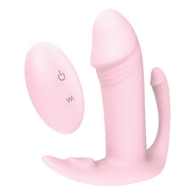 Dream Toys: Vibes of Love, Rechargeable Remote Tri-Pleasurer, rosa