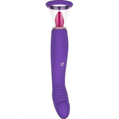 EasyToys: Pleasure Pump with G-Spot Vibrator, lila