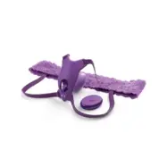 FANTASY FOR HER - BUTTERFLY HARNESS G-SPOT WITH VIBRATOR, RECHARGEABLE & REMOTE CONTROL VIOLET