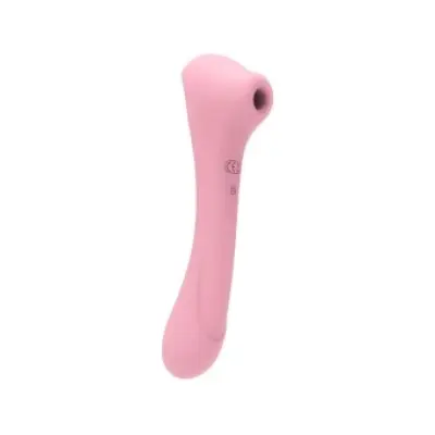FEMINTIMATE - DAISY MASSAGER SUCTION AND VIBRATOR PINK
