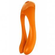 Candy Cane Fingervibrator Orange