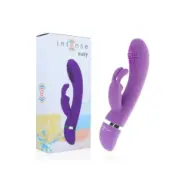 Intense Susy Silicone Rabbit Lilac Oscillating Vibrator