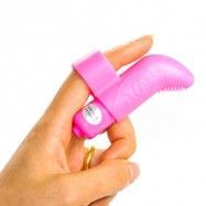 Pink Color Waterproof Mini Finger Vibrator