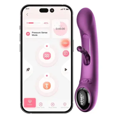 Pressure Sensing App-Controlled G-spot Vibrator