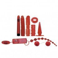 You2Toys Red Roses Sexleksaks Startpaket 9 delar  - Röd