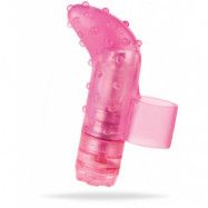 Rosa vattensäker fingervibrator