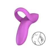 Satisfyer Bold Lover Finger Vibrator Pink