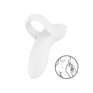 Satisfyer Bold Lover Finger Vibrator White