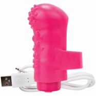 Screaming O FingO Uppladdningsbar Fingervibrator       - Rosa