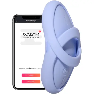 Svakom: Echo 2, Flexible Finger Vibrator, blå