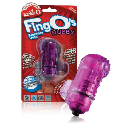 THE SCREAMING O - THE FINGO NUBBY PURPLE -Finger vibrator