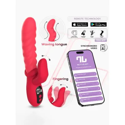 Tingly Vibrator With Finger, Waving& App