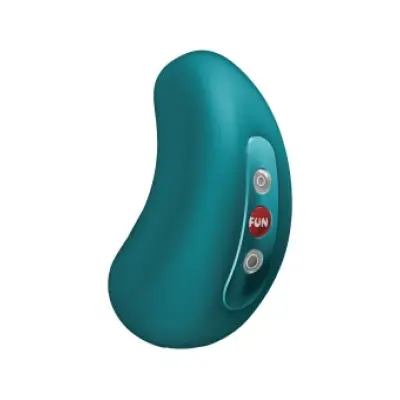 FUN FACTORY - CHERIE DOUBLE AIR PULSE VIBRATOR BOTTLE GREEN