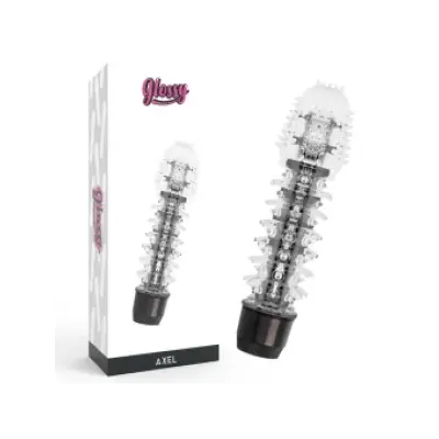 Glossy Axel Black Vibrator