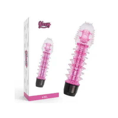 Glossy Axel Vibrator Pink