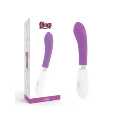 Glossy John Vibrator Purple