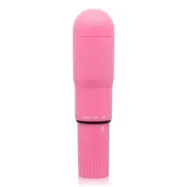 Glossy Pocket Vibrator - Tystlåten Minivibrator - Mörkrosa