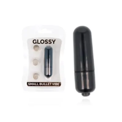 Glossy Small Bullet Vibe Black