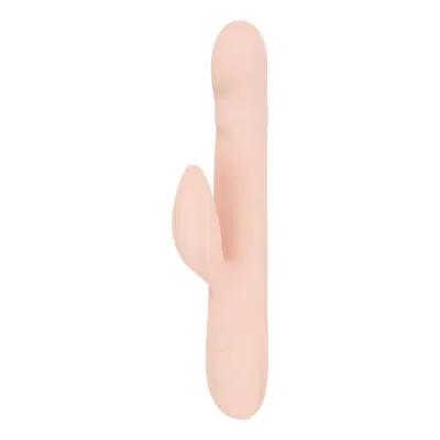 Good Vibes Only - Thrusting Vibrator - Soft Silicone - Pink