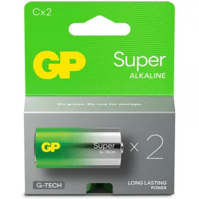 GP Batteri R14 C 2p
