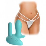 Hookup Panties: Remote Bow-Tie G-String with Plug & Vibe