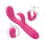 Intense Amara Vibrator With Stimulating Tongue 10 Vibrations Pink