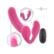 Intense Amy Double Vibrator 20 Cm Pink Remote Control