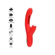 Intense Jessica Multifunction Vibrator Clitoris Stimulation 24.8 Cm Red