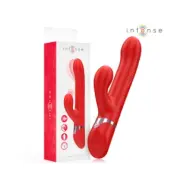 Intense Lele Multifunction Vibrator Rotating & Oscillation & Stimulation Red