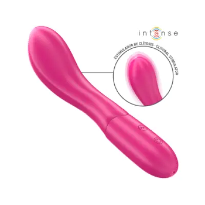Intense Lisette Vibrator 19 Cm Flexible 10 Vibrations Pink