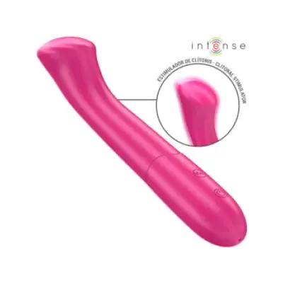 Intense Paty Vibrator 19 Cm Flexible 10 Vibrations Model 2 Pink